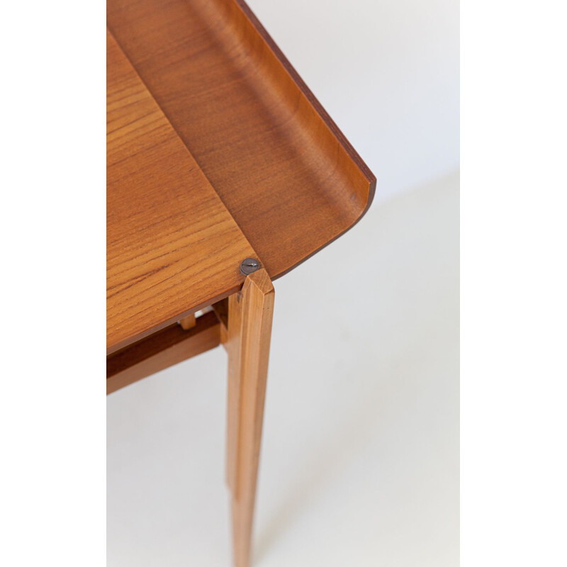 MidCentury Italian Modern Teak Console Table 1950s