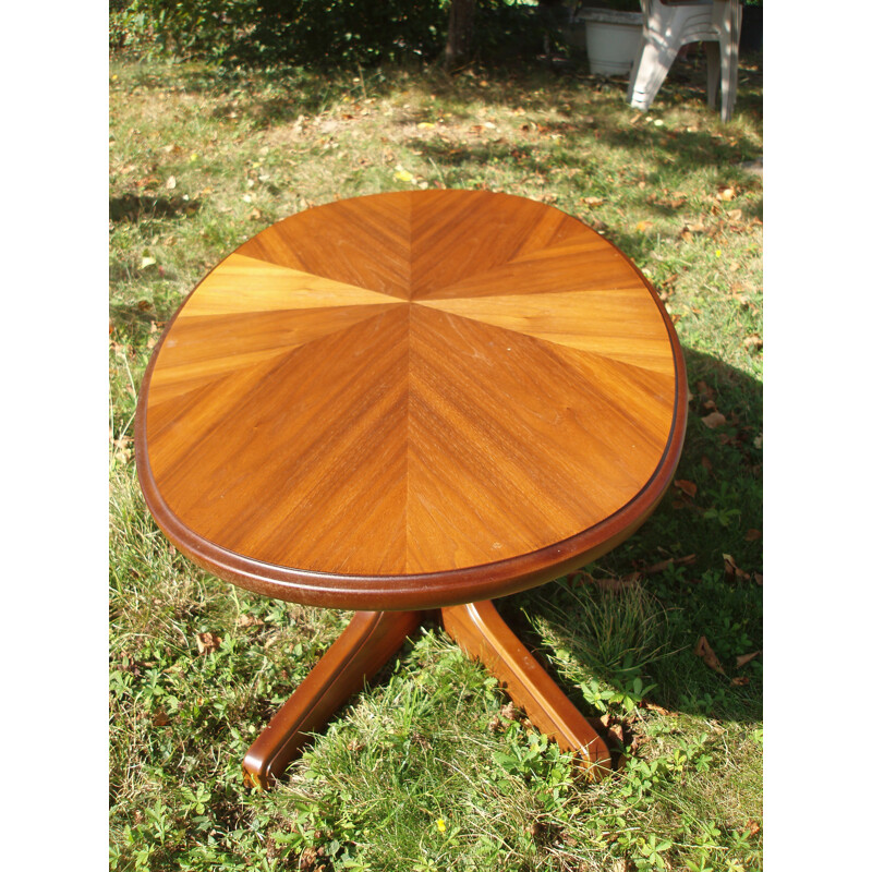 Vintage coffee table modifiable as high table Germany 1960s