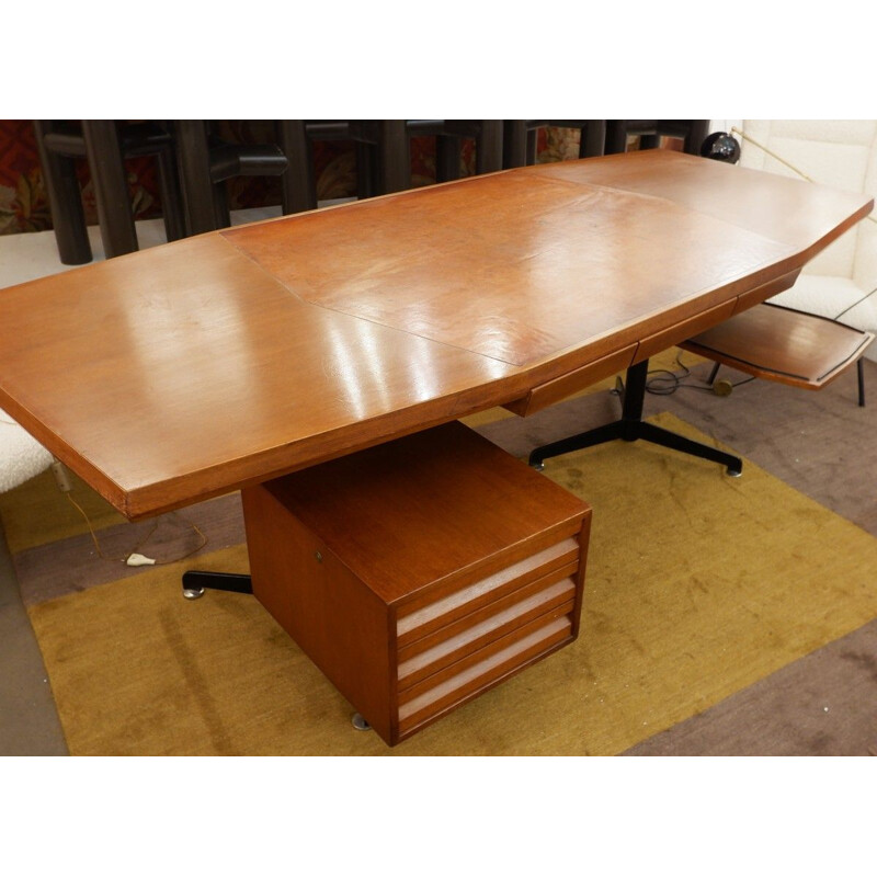 Vintage desk Osvaldo Borsani Italy 1950s