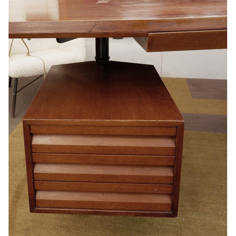 Vintage desk Osvaldo Borsani Italy 1950s