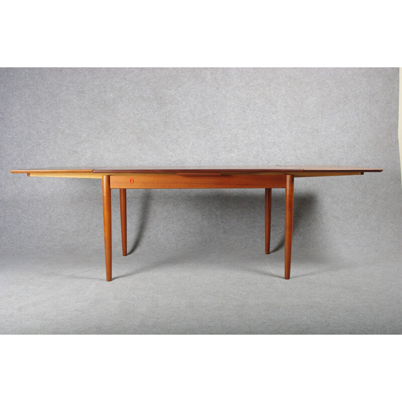 Scandinavian Samcom dining table in teak - 1960s