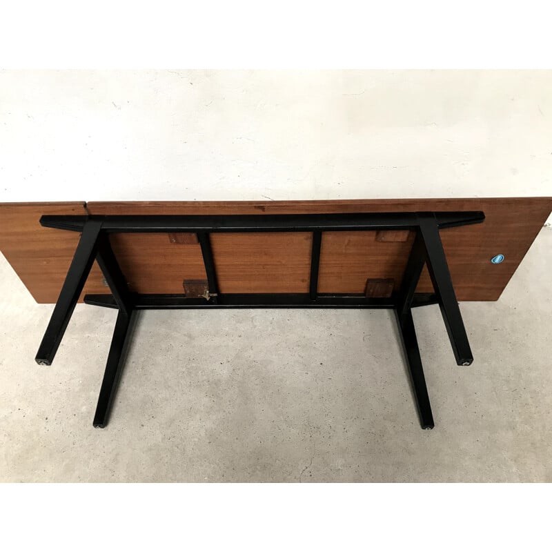 Vintage coffee table with extension Nathan Quality 1960