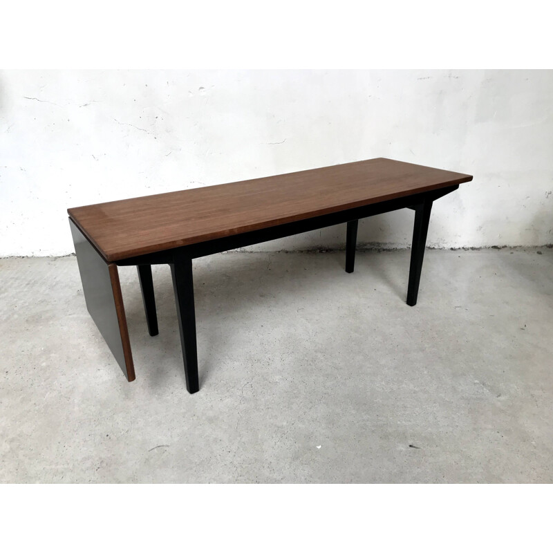 Vintage coffee table with extension Nathan Quality 1960