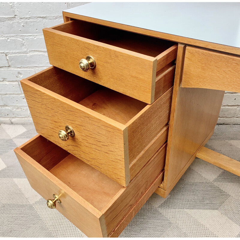 Vintage dressing table with mirror by Stag 1960