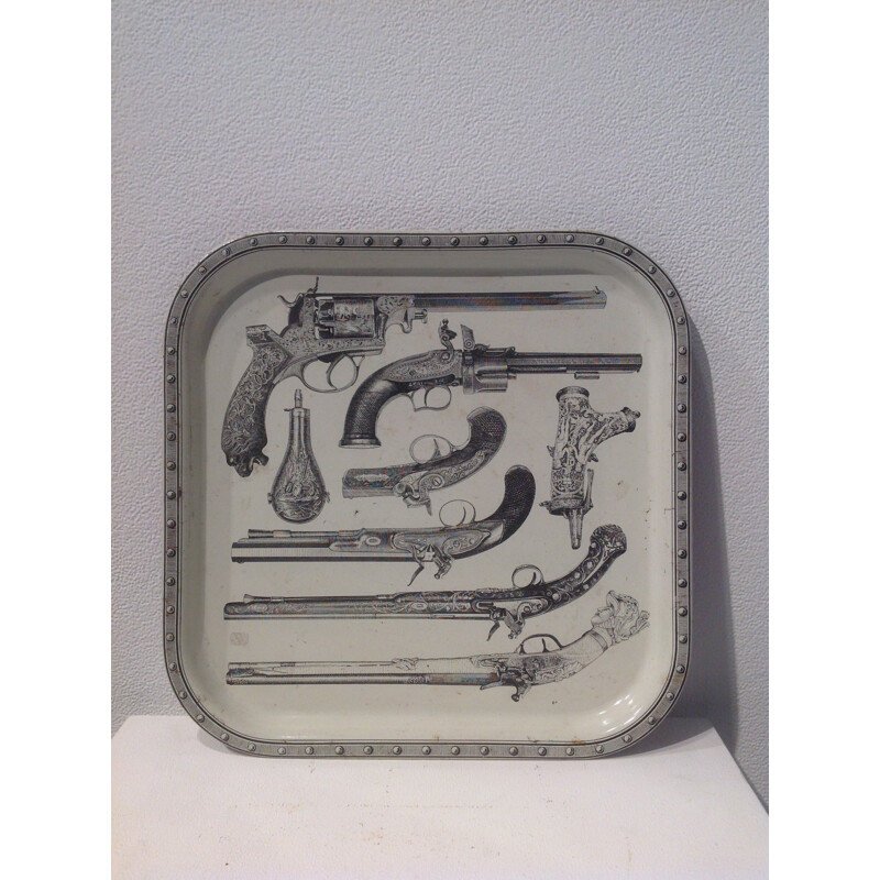 Metal tray, Piero FORNASETTI - 1960s