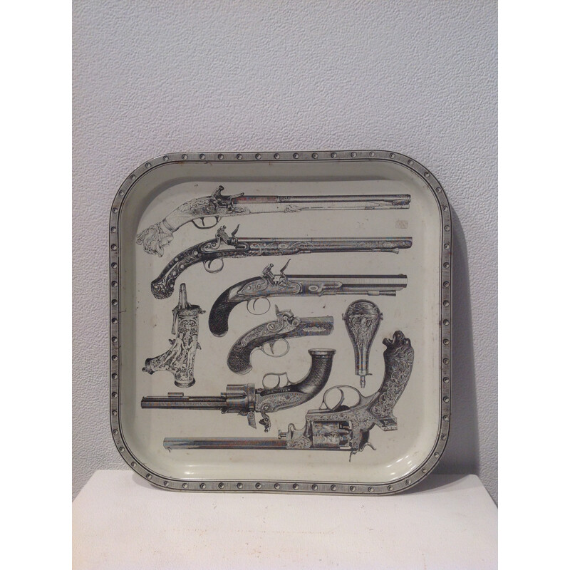 Metal tray, Piero FORNASETTI - 1960s