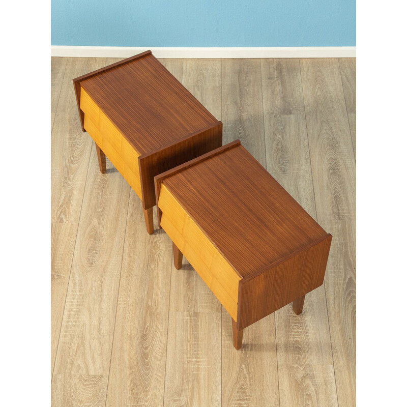 Pair of vintage bedside tables 1950