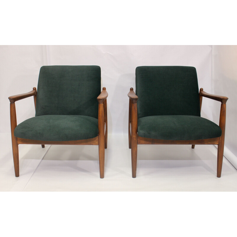 Pair of vintage armchairs by Edmund Homa 1960s