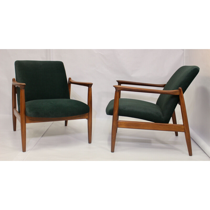 Pair of vintage armchairs by Edmund Homa 1960s