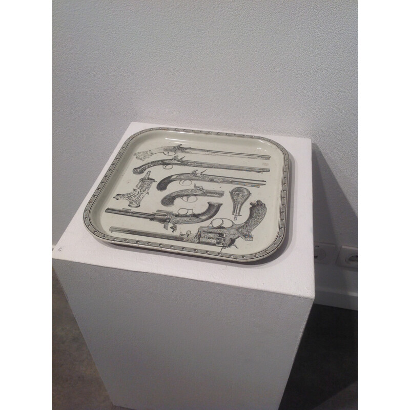 Metal tray, Piero FORNASETTI - 1960s