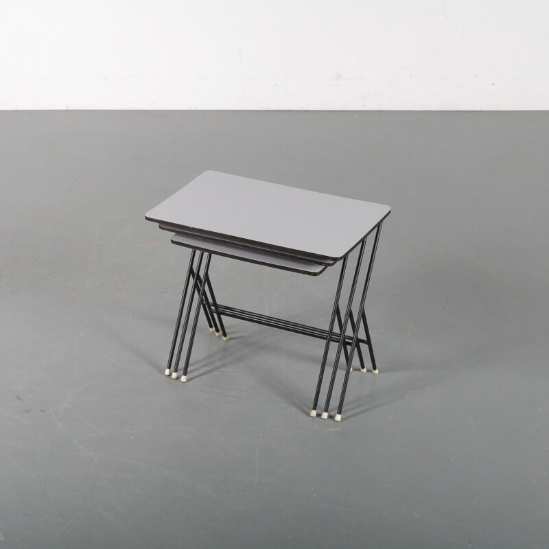 Vintage Nesting tables by Tjerk Reijenga for Pilastro Netherlands 1950s