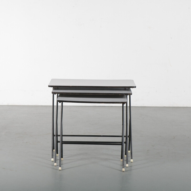 Vintage Nesting tables by Tjerk Reijenga for Pilastro Netherlands 1950s