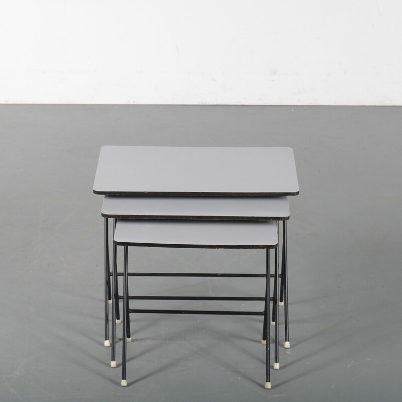 Vintage Nesting tables by Tjerk Reijenga for Pilastro Netherlands 1950s