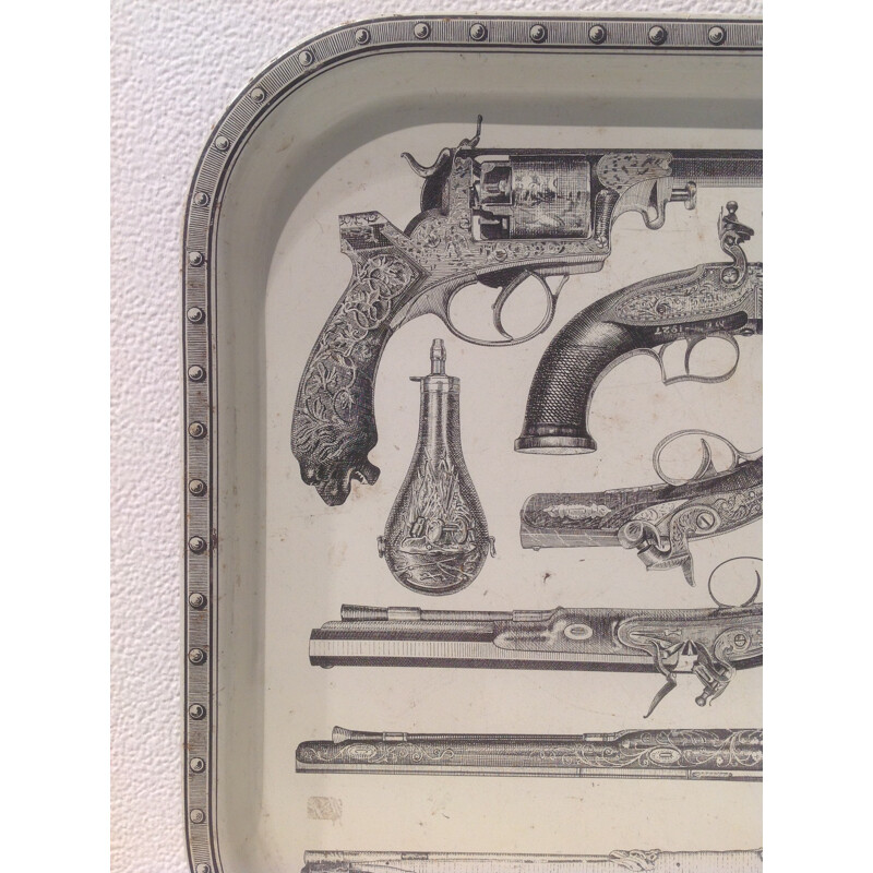 Metal tray, Piero FORNASETTI - 1960s