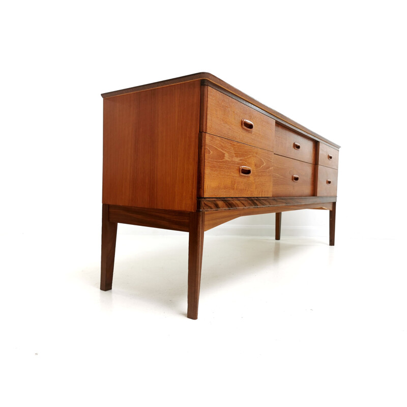 Vintage Frank Guille teak sideboard 1960s