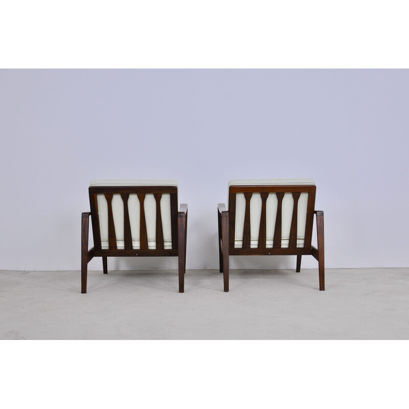 Paire de chaise longue vintage d'Arne Wahl Iversen pour Komfort 1950