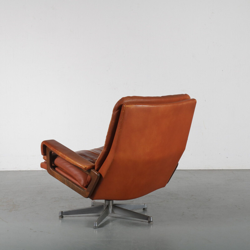 Vintage King chair by André Vandenbeuck for Strassle Switzerland 1960s