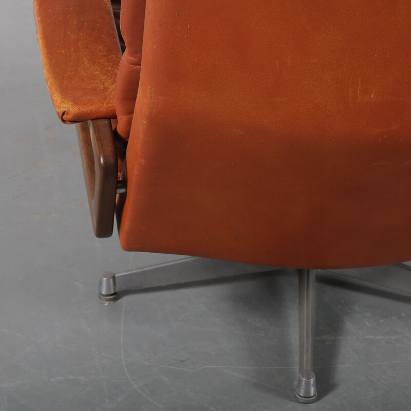 Vintage King chair by André Vandenbeuck for Strassle Switzerland 1960s