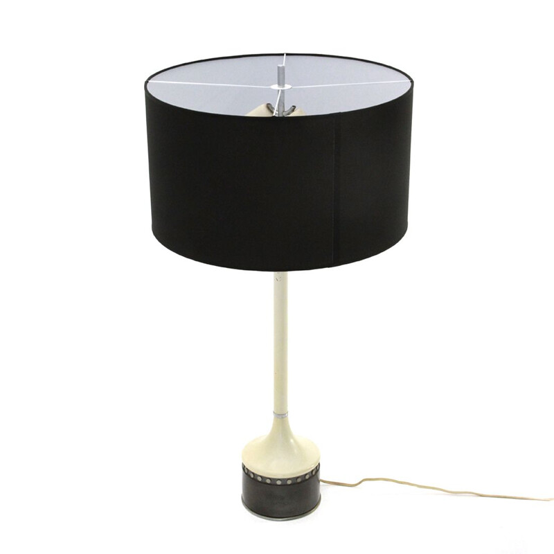 Vintage Table lamp with black shade by Stilnovo 1960s