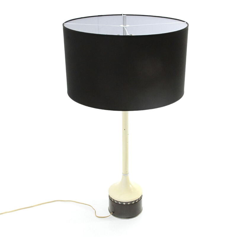 Vintage Table lamp with black shade by Stilnovo 1960s