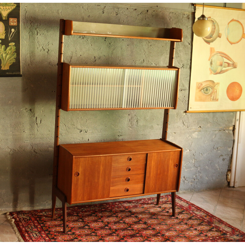 Vintage teak bookcase by John Texmon 1960