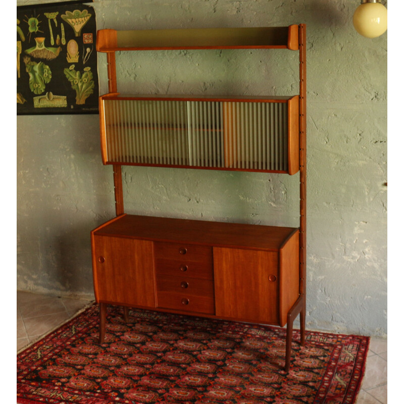 Vintage teak bookcase by John Texmon 1960