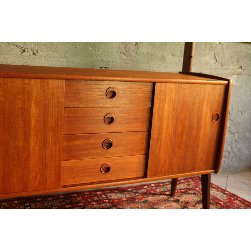 Vintage teak bookcase by John Texmon 1960