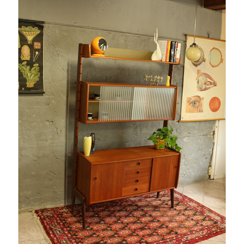 Vintage teak bookcase by John Texmon 1960