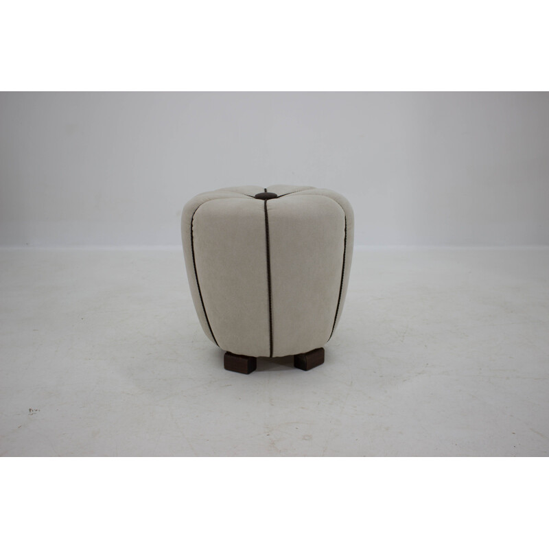 Vintage stool by Jindrich Halabala, Art Deco 1930