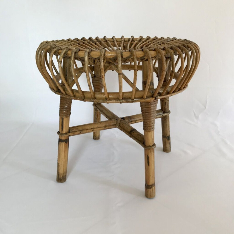 Vintage stool Franco Albini for Vittorio Bonacina 1960
