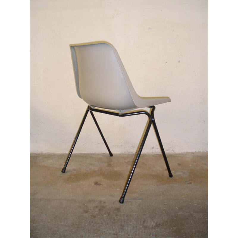 Ensemble de 6 chaises "Polyprop" Hille en plastique, Robin  DAY - 1960