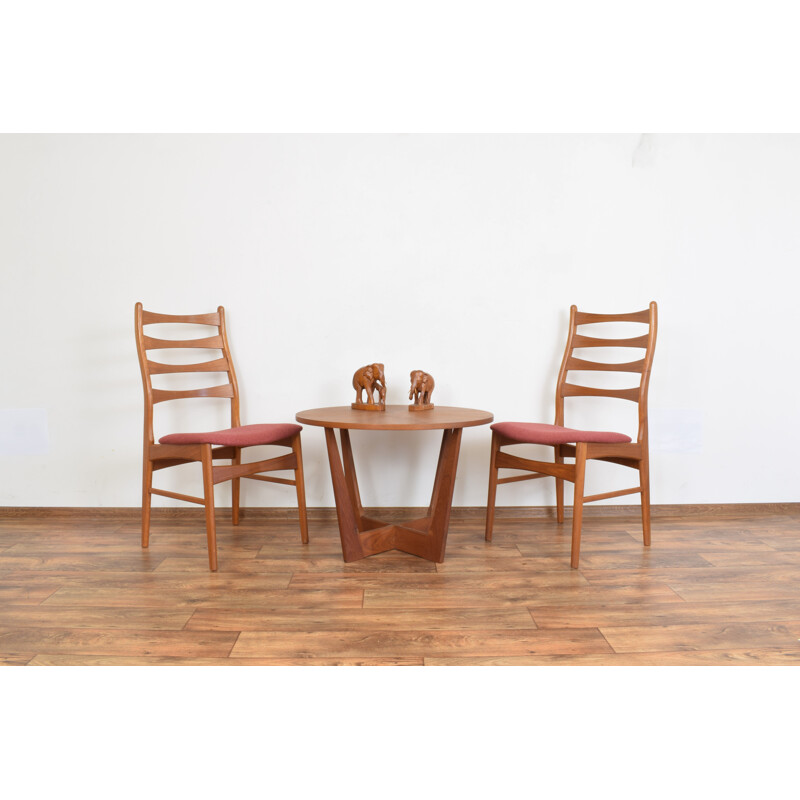 Ensemble de 6 chaises vintage danoises en teck 1960