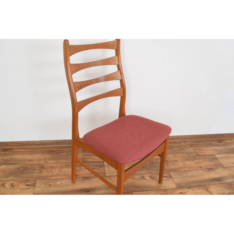 Set of 6 Vintage Danish teak chairs 1960