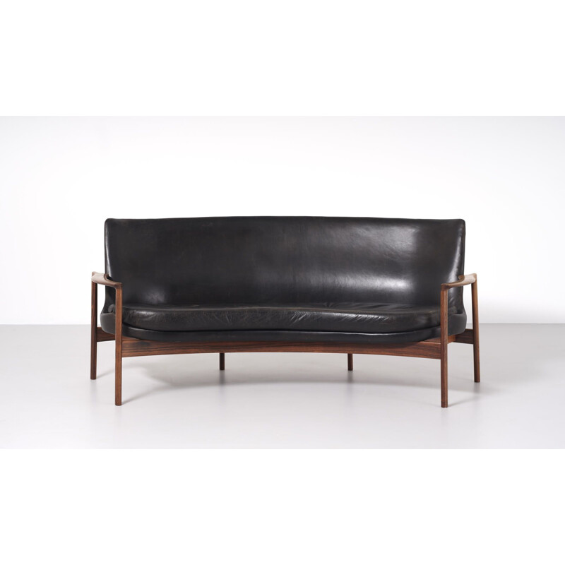 Vintage sofa by Ib Kofod-Larsen for Fröscher Germany 1970