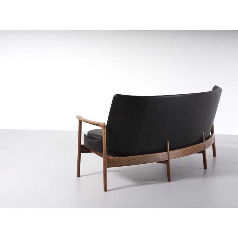 Vintage sofa by Ib Kofod-Larsen for Fröscher Germany 1970