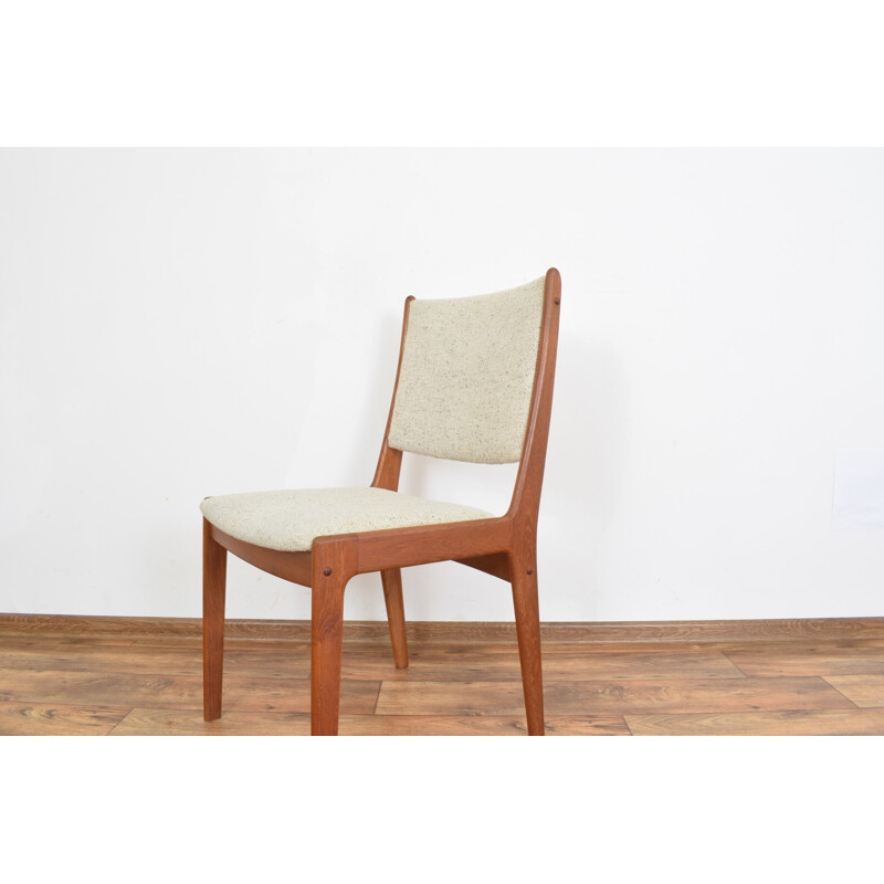 Set of 4 vintage Danish teak chairs by Johannes Andesen for Uldum Mobelfabrik 1960