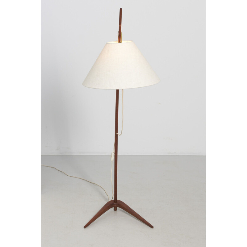 J. T. Kalmar's vintage Dornstab floor lamp for Kalmar Austria 1947