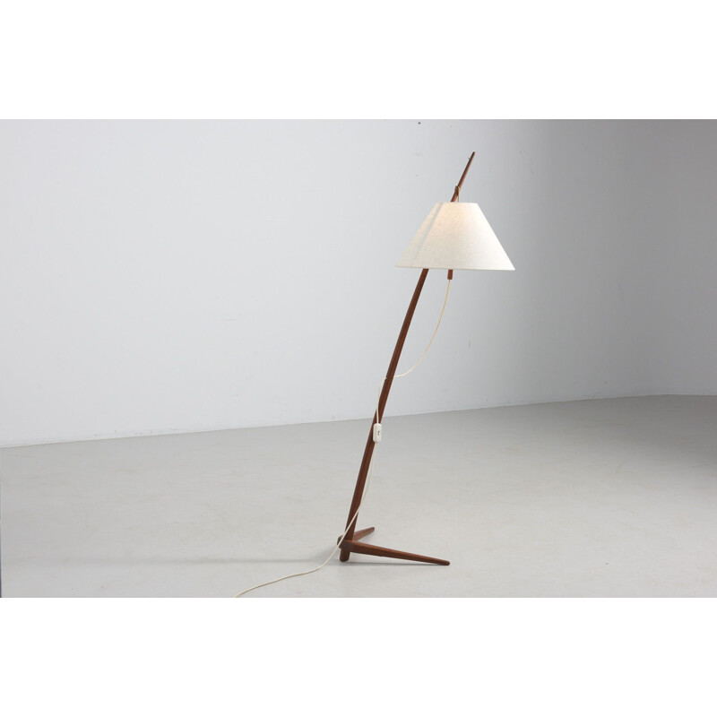 J. T. Kalmar's vintage Dornstab floor lamp for Kalmar Austria 1947