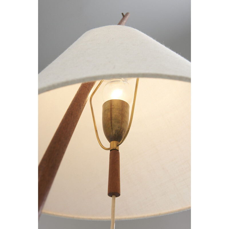 J. T. Kalmar's vintage Dornstab floor lamp for Kalmar Austria 1947