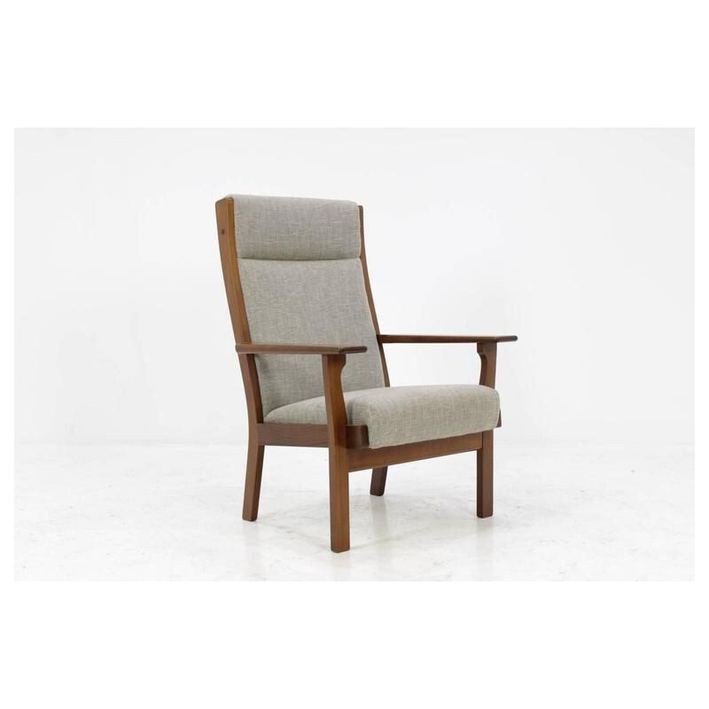 Vintage-Sessel mit hoher Rückenlehne von Hans Wegner für Getama