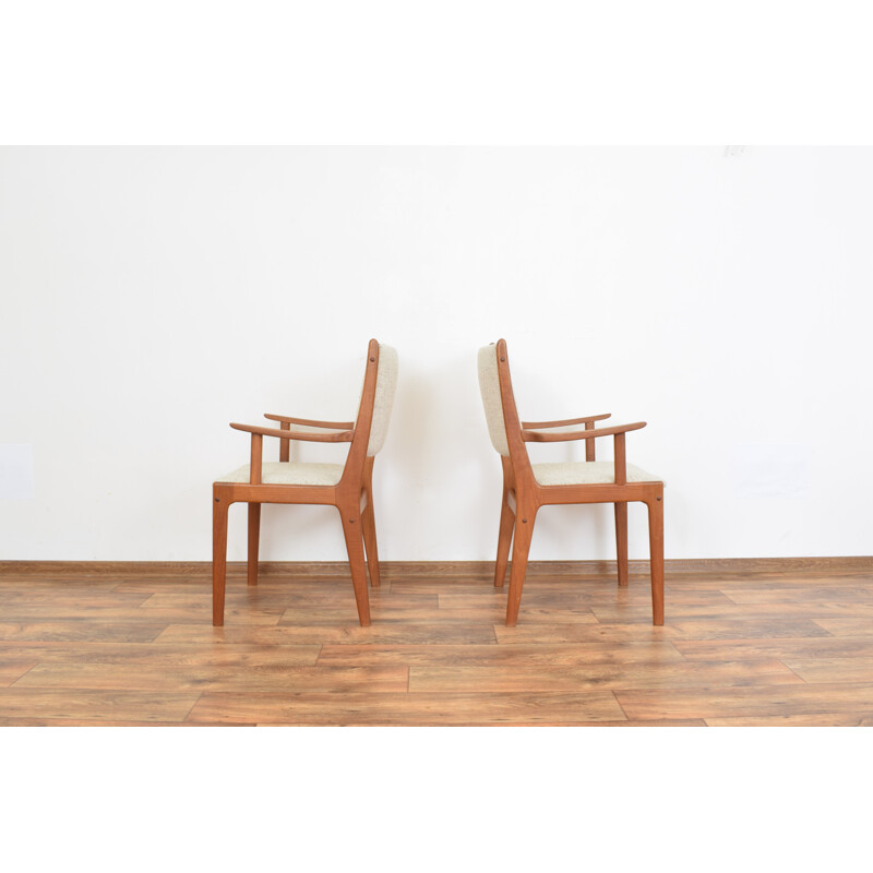 Paire de chaises vintage danoises en teck par Johannes Andersen pour Uldum Mobelfabrik 1960