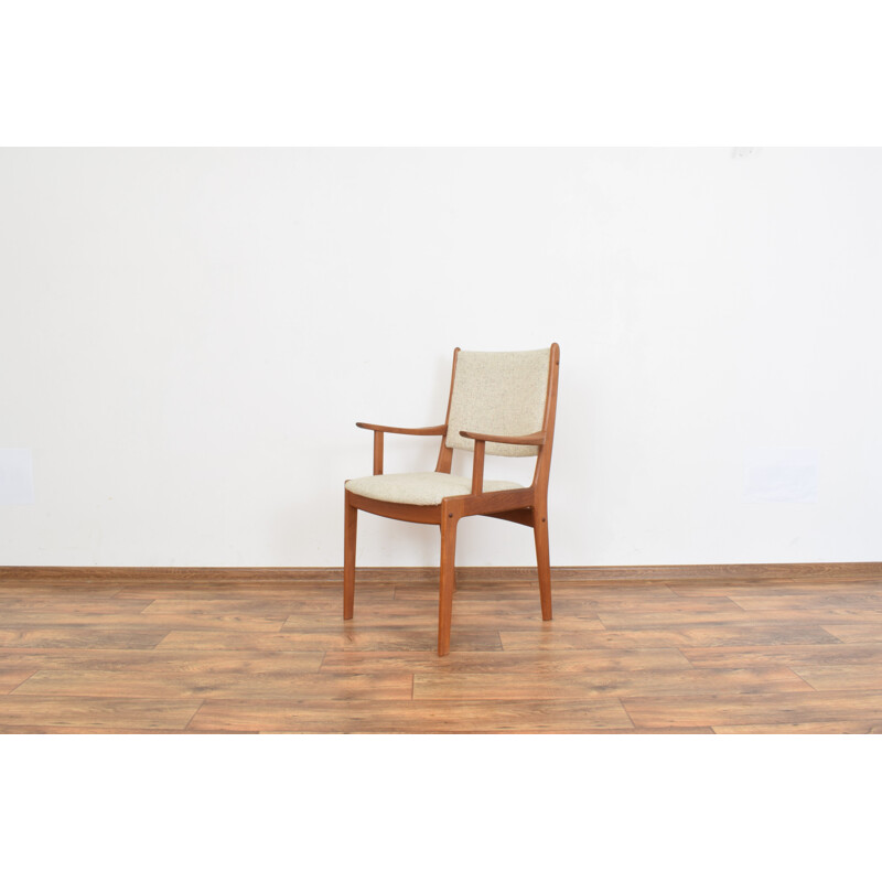 Pair of vintage Danish teak chairs by Johannes Andersen for Uldum Mobelfabrik 1960