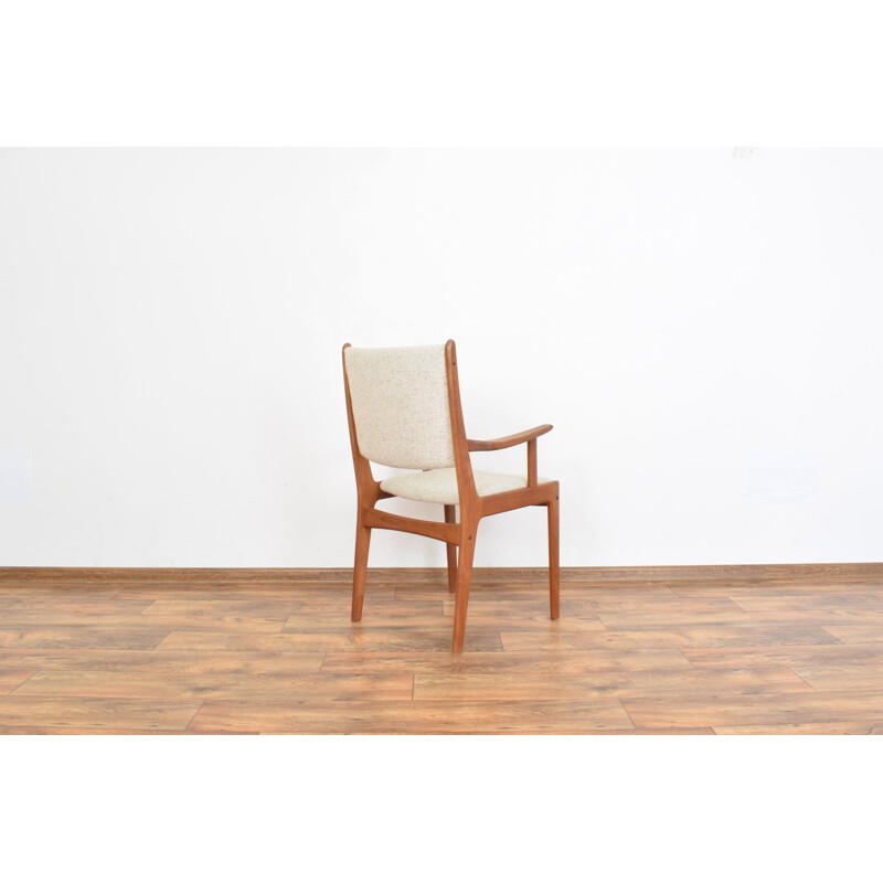 Pair of vintage Danish teak chairs by Johannes Andersen for Uldum Mobelfabrik 1960