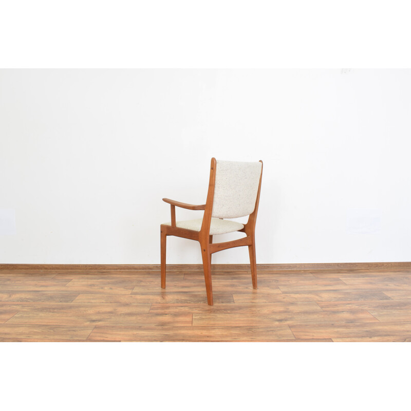 Pair of vintage Danish teak chairs by Johannes Andersen for Uldum Mobelfabrik 1960