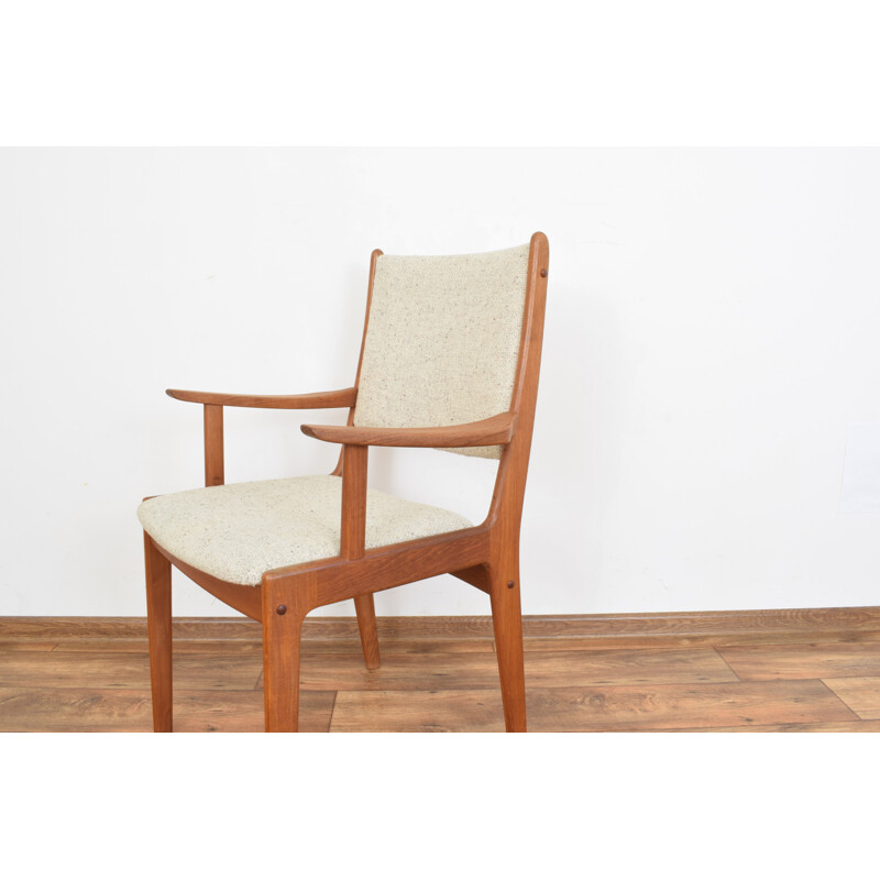 Pair of vintage Danish teak chairs by Johannes Andersen for Uldum Mobelfabrik 1960