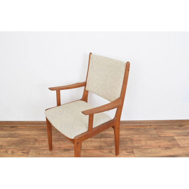 Pair of vintage Danish teak chairs by Johannes Andersen for Uldum Mobelfabrik 1960