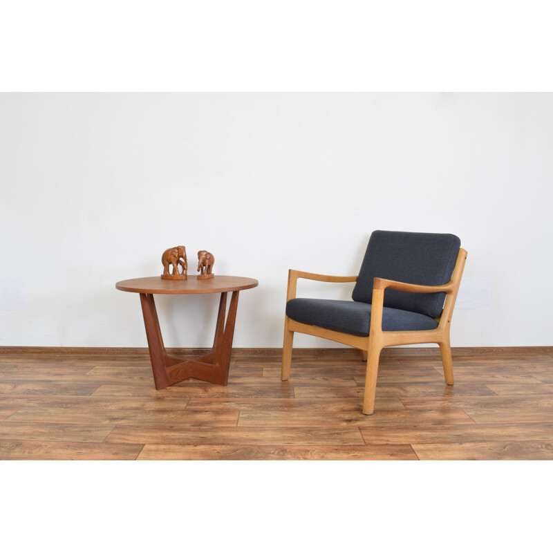 Fauteuil lounge vintage danois par Ole Wanscher pour Cado 1960