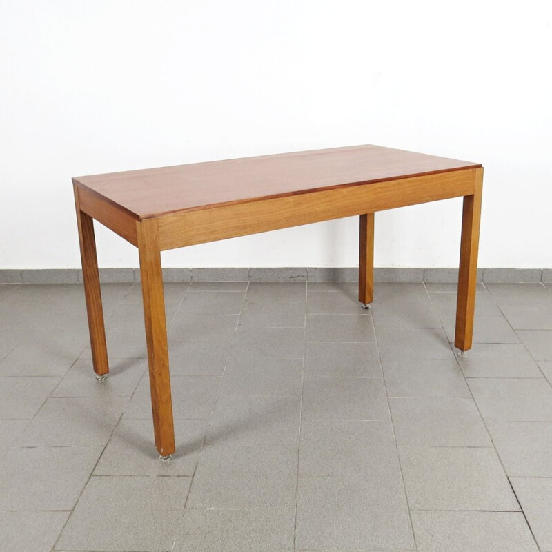 Ensemble de table à manger avec 4 chaises vintage par UP Zavody Czechoslovakia 1970