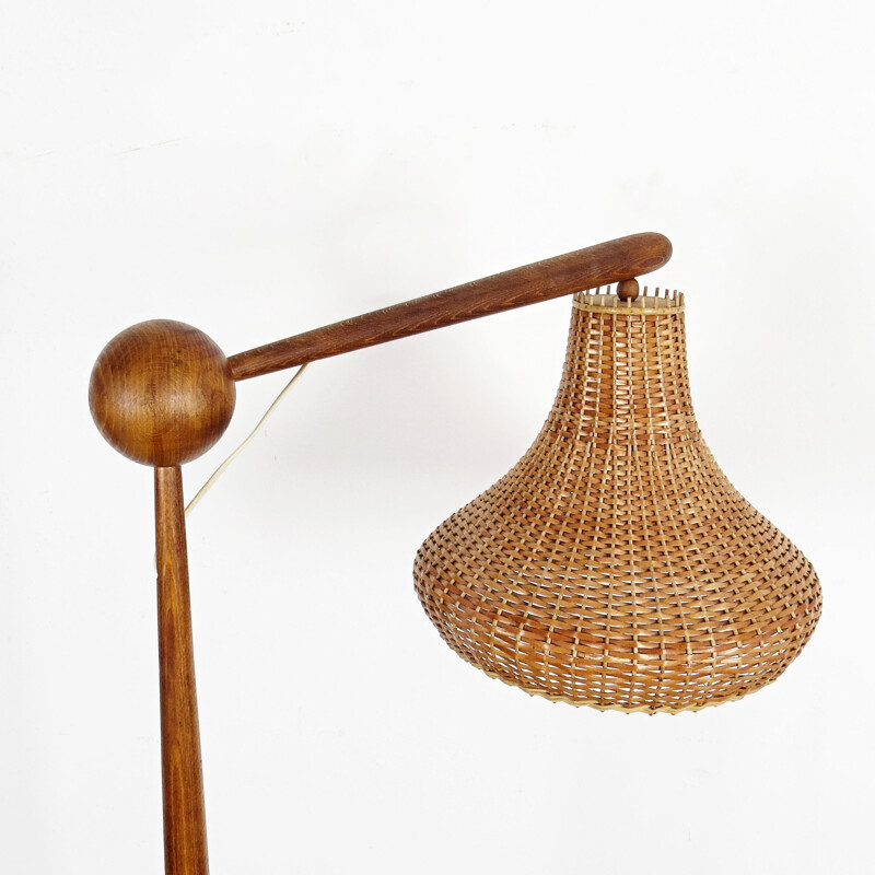 Vintage floor lamp by ULUV Czechoslovakia 1950