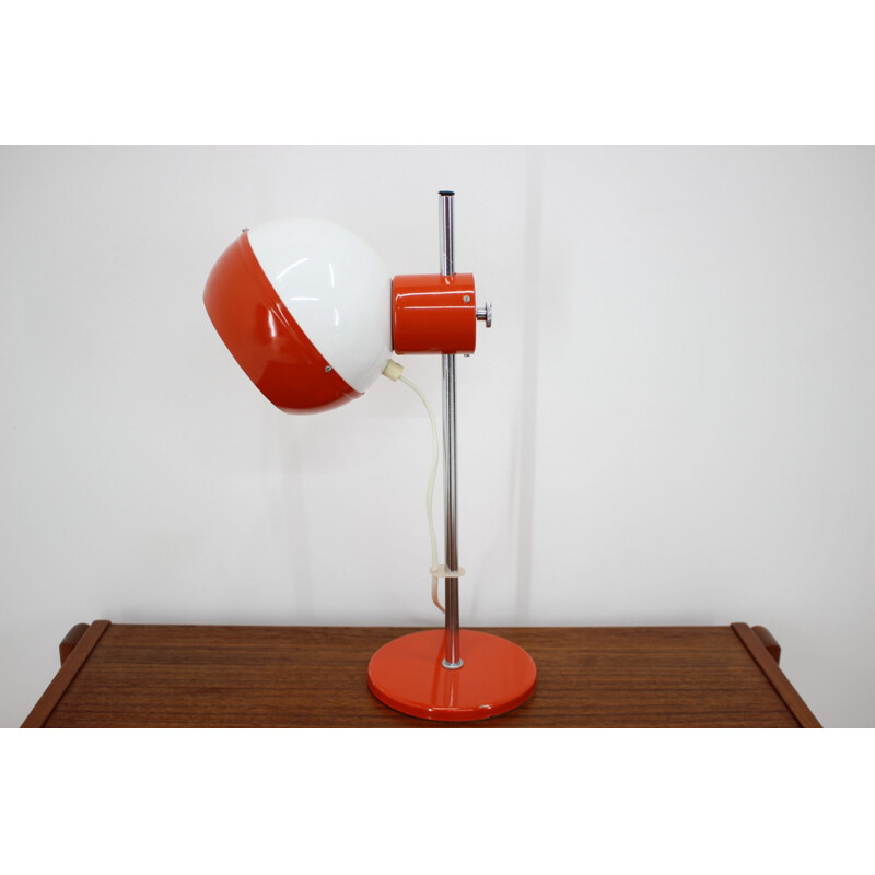 Lampe de table vintage magnétique Drukov, Tchécoslovaquie, 1970